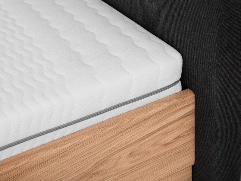 Dubová postel se zásuvkami 160x200 Rimini