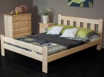Postel z masivu 140x200 Greta borovice s roštem