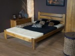 Postel z masivu 120x200 Eliza dub s roštem