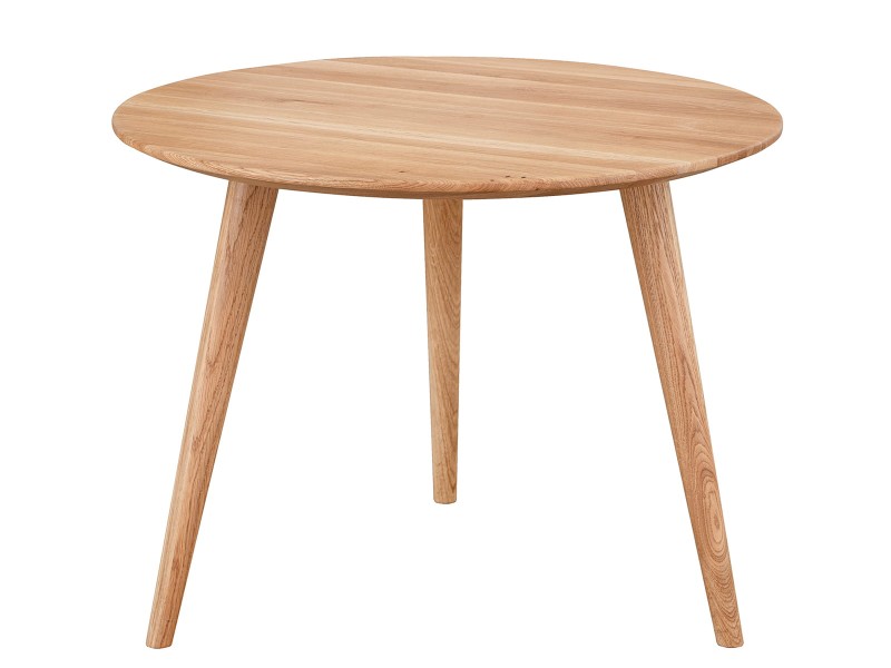 Kulatý konferenční stolek 45 cm Reno přírodní dub