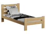 Postel z masivu 90x200 Neli borovice s roštem