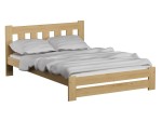 Postel z masivu 140x200 Mila borovice s roštem