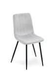 Čalouněné Velurové Židle Pasos popelavý