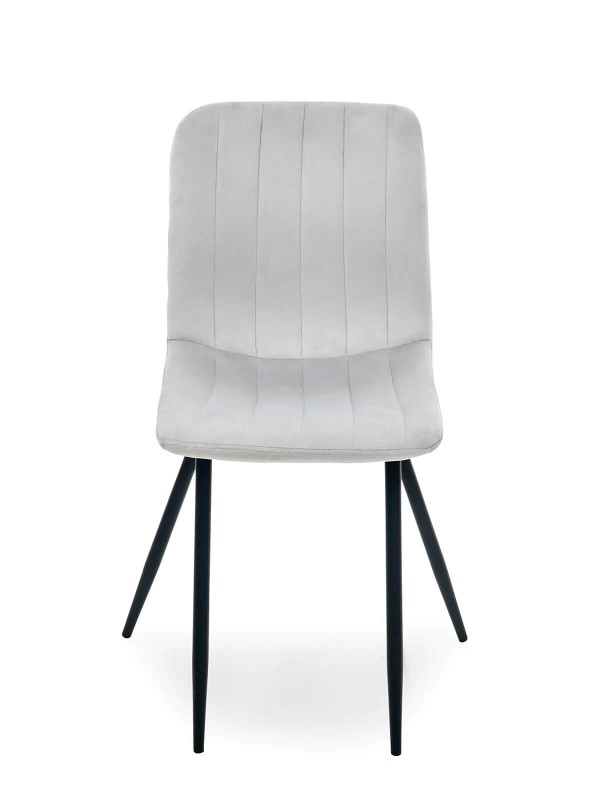 Čalouněné Velurové Židle Pasos popelavý