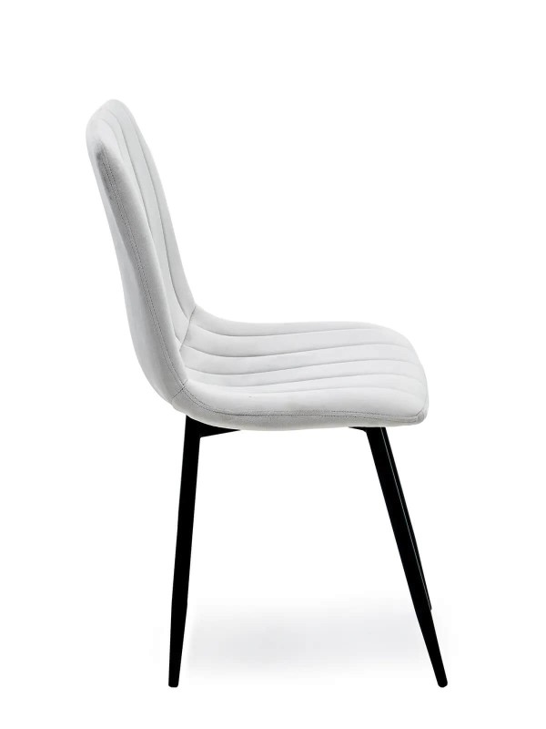 Čalouněné Velurové Židle Pasos popelavý