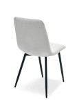 Čalouněné Velurové Židle Pasos popelavý