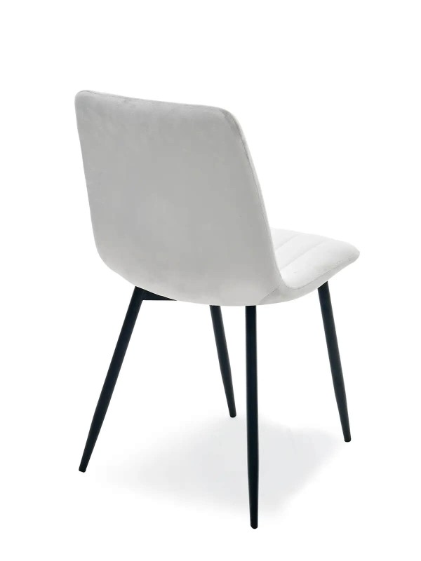 Čalouněné Velurové Židle Pasos popelavý