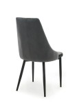 Čalouněné Skandinávská Židle Paulo Šedý Velvet