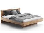 Levitační postel 140x200 z nábytkové desky, dub craft DM2