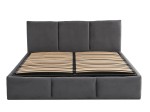Čalouněná postel s úložným prostorem 180x200 TOP line 7 Grafitový Velvet