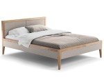 Čalouněná dubová postel 180x200cm Belagio Béžový