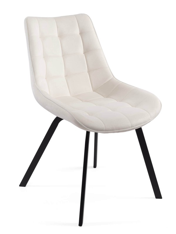 Židle čalouněná Tebe Velvet Béžový