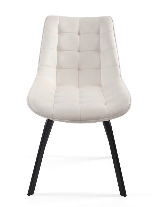 Židle čalouněná Tebe Velvet Béžový