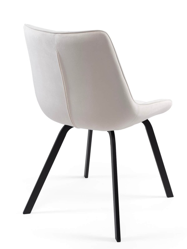 Židle čalouněná Tebe Velvet Béžový