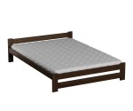 Postel z masivu VitBed 140x200cm Ran ořech s roštem + Matrace Niobé 140x200