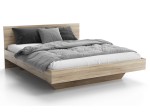 Levitační postel 140x200 z nábytkové desky, dub sonoma DM2