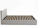Čalouněná postel s úložným prostorem 120x200 TOP line 7 Šedý Velvet