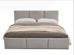 Čalouněná postel s úložným prostorem 120x200 TOP line 7 Šedý Velvet