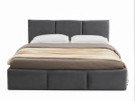 Čalouněná postel s úložným prostorem 120x200 TOP line 7 Grafitový Velvet