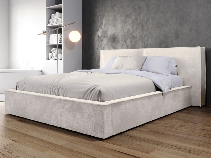 Čalouněná postel s úložným prostorem 180x200 PRO line 20 Harmony 02 béžový
