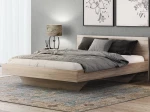 Levitační postel 180x200 z nábytkové desky, dub sonoma DM2