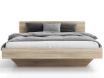 Levitační postel 180x200 z nábytkové desky, dub sonoma DM2