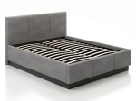 Čalouněná levitační postel s úložným prostorem 180x200 TOP line 8 Grafitový Velvet