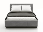 Čalouněná levitační postel s úložným prostorem 180x200 TOP line 8 Grafitový Velvet