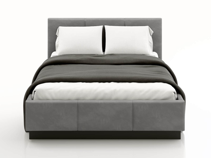 Čalouněná levitační postel s úložným prostorem 180x200 TOP line 8 Grafitový Velvet
