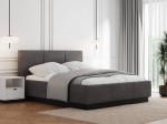 Čalouněná levitační postel s úložným prostorem 180x200 TOP line 8 Grafitový Velvet