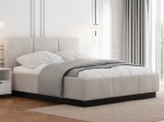 Čalouněná levitační postel s úložným prostorem 160x200 TOP line 8 Šedý  Velvet