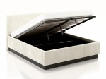 Čalouněná levitační postel s úložným prostorem 160x200 TOP line 8 Béžový  Velvet