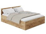 Postel 120x200 DM1 dub craft s roštem