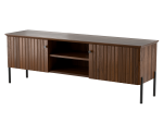 TV skříňka z bukového dřeva Lamelo, šířka 158 cm, Vlašský Ořech