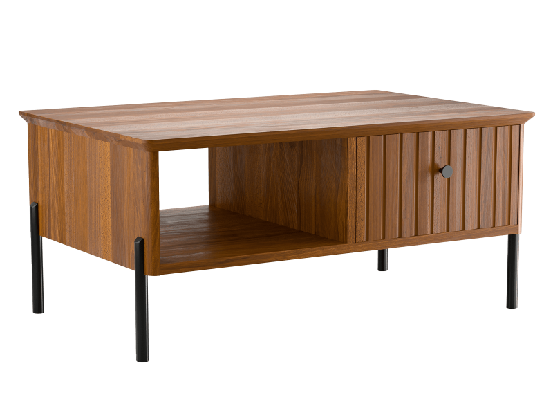 Konferenční stolek Lamelo z bukového dřeva, Rustikální Dub