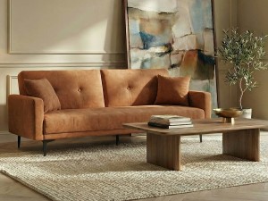 Rozkládací pohovka Pavo měděná Holms 42