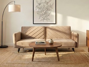 Rozkládací pohovka Polaris béžová Bluvel 28