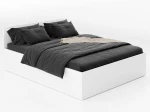 Postel DM1 180x200 s roštem a úložným prostorem, bílá