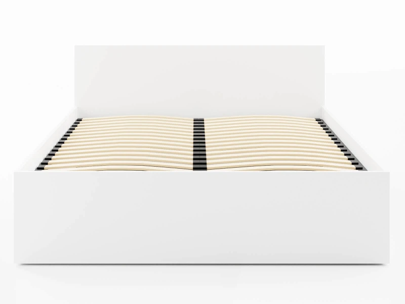 Postel DM1 160x200 s roštem a úložným prostorem, bílá