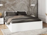 Postel DM1 160x200 s roštem a úložným prostorem, bílá