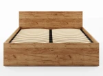 Postel DM1 180x200 s roštem a úložným prostorem, dub craft