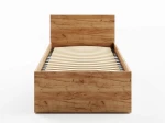 Postel DM1 90x200 s roštem a úložným prostorem, dub craft