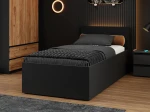 Postel DM1 90x200 s roštem a úložným prostorem, černá