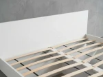 Levitační postel 160x200 z nábytkové desky, bílá DM2