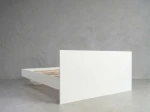 Levitační postel 160x200 z nábytkové desky, bílá DM2