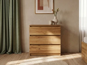 Komoda z nábytkové desky 3S 70×77 cm Fabio dub craft