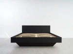 Levitační postel 180x200 z nábytkové desky, Černý DM2