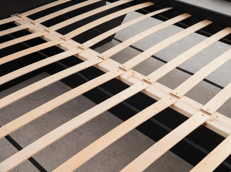 Levitační postel 180x200 z nábytkové desky, Černý DM2