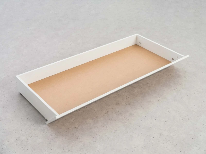 Levitační postel 160x200 z nábytkové desky, bílá DM2