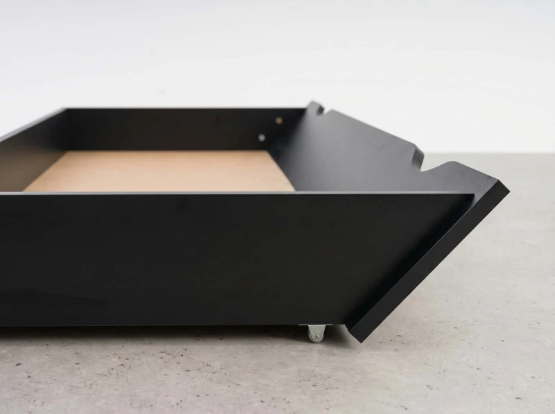 Levitační postel 180x200 z nábytkové desky, Černý DM2